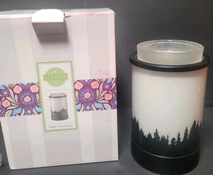 Scentsy Full Size Warmer Polar Panorama Northern Lights Nature Sky Show - Picture 1 of 5