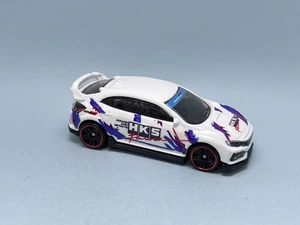Custom 1/64 Hotwheels HKS '18 Honda Civic Type R, ungesponnen lose - Bild 1 von 4