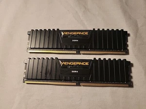 Corsair Vengeance LPX 16GB (2x8GB) RAM DDR4 3200MHz CMK16GX4M2B3200C16 GREAT USE - Photo 1/7