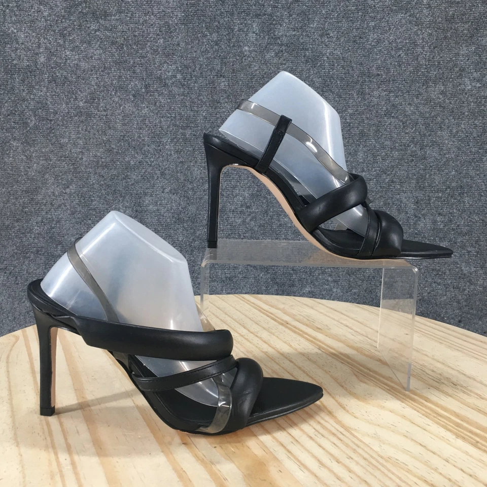 NUEVO Jessica Simpson Tacones Mujer 7.5 M Krissta Punta Stiletto Slingback Negro Foto 1 de 4