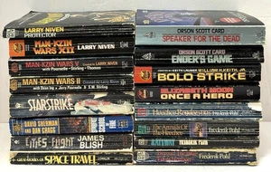 Vintage Science Fiction & Fantasy Paperback Books Lot of 16 Mixed Authors Titles - Picture 1 of 7