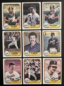 1981 FLEER Baseball Cards. # 441-660. You Pick to Complete Your Set. - Picture 1 of 2