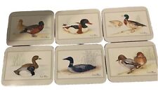 Vintage DUCK Coasters By Jason - New Zealand Set of 6 Cork Backed In Box