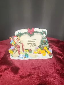 Walt Disney Mickey Mouse Christmas Picture Frame Pluto Reindeer Santa Mickey 3D - Picture 1 of 7