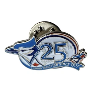 Toronto Blue Jays 25th Season Commemorative Pin, MLB Baseball Collectible, 1997 - Picture 1 of 4