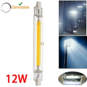 LED Flood Light Bulb R7S 118mm 12W Dimmable Replace Halogen Tube Lamps AC110V EM - Picture 1 of 9