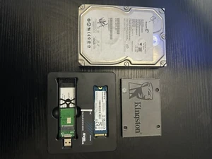 MEMORY SSD NVME GEN4 500GB PNY|KINGSTONE MEMORY 120GB|SEAGate 750GB|ALL MEMORYS - Picture 1 of 6
