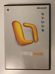 Microsoft Office for Mac 2004 - Full Version (English) inc Word, Excel, etc - Afbeelding 1 van 2