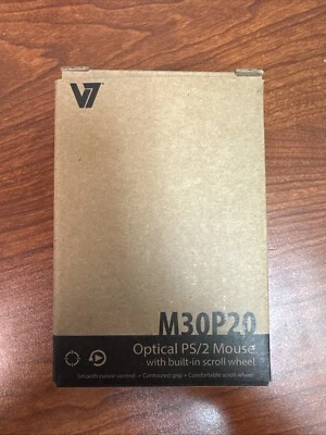 V7 PS/2 Optical Mouse M30P20 🐭M30P20-7N🐭 - Image 1 of 4