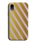 Gold & Baby Pink Striped Phone Case Cover Coloured Stripes Golden I885 