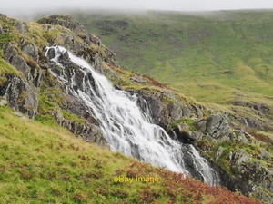 Foto 6x4 Wasserfall auf Tongue Gill Town Head Der Anblick des Wasserfalls w c2012 - Bild 1 von 1