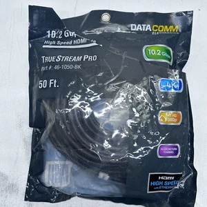DataComm 46-1050-BK TrueStream Pro 10.2 GBPS High Speed HDMI Cable, 50FT. - Picture 1 of 2