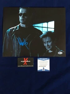 ¡FOTO FIRMADA DE EDWARD FURLONG 11x14! ¡TERMINATOR 2! JOHN CONNOR BECKETT - Imagen 1 de 3