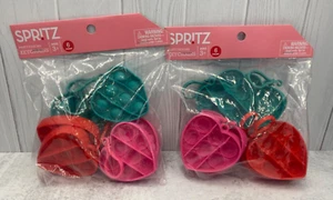 12 (2 paquetes de 6) Spritz Pop-it Llavero Mochila Clip Fiesta Favor Corazón - Imagen 1 de 1