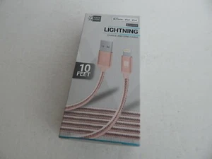 Case Logic 10 Feet MFi Certified Lighting Charge & Sync Cable Rose Gold New - Picture 1 of 4
