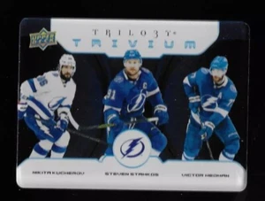 TRILO3Y TRIVIUM 2023-24 TRILOGÍA KUCHEROV STAMKOS HEDMAN PLEXI CRISTAL INSERTO TR-23 - Imagen 1 de 6