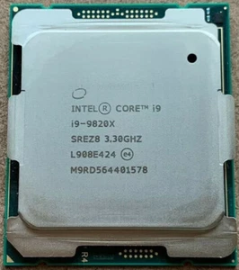 INTEL CORE I9-9820X 3.30GHZ 10-CORE 10MB LGA 2066 PROCESSOR SREZ8 CPU - Picture 1 of 2