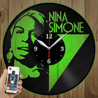 Horloge vinyle DEL Nina Simone DEL art mural décoration horloge cadeau original 1244