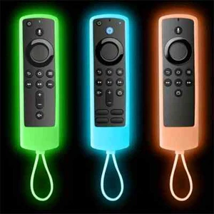 Glow in the Dark Silikonowa osłona pilota do pilota Amazon Firestick Alexa Gratis w Wielkiej Brytanii - Zdjęcie 1 z 10