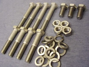 Ford Essex V6 STAINLESS STEEL Inlet Manifold HEX Bolt, Nut & Washer Kit - Picture 1 of 5