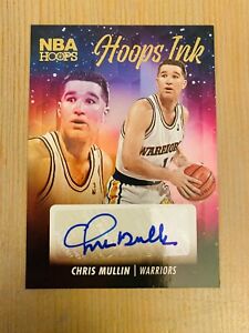 Chris Mullin 2023-24 Panini NBA Hoops Ink Autograph #HI-MUL Warriors HOF Auto