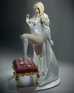 Statuina in resina Emma Frost - scala 1/12 - kit modellino fai da te non vern... - Foto 1 di 3