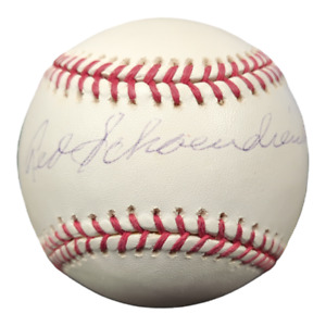 Red Schoendienst Autographed Signed Rawlings OMLB Baseball TRISTAR COA