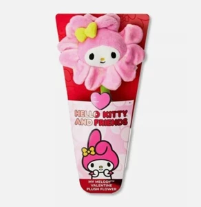 Hello Kitty 14 Zoll My Melody Plüsch Valentinstag Blume biegsamer Stiel neu - Bild 1 von 3