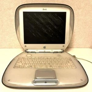 Apple iBook G3 Graphite Clamshell M2453 G3 OS 9 Vintage Mac Operation confirmed - Picture 1 of 12