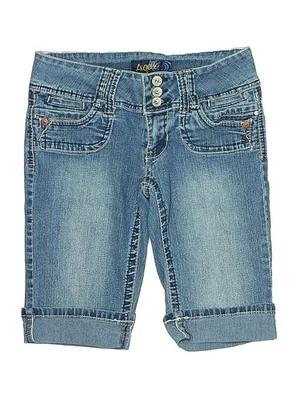 Pantalones cortos de mezclilla azules Angels para mujer 5 Foto 1 de 2