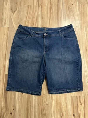 Women’s Denim Shorts RIDERS by Lee Plus Size 20 Stretch 10” Inseam - Image 1 of 4