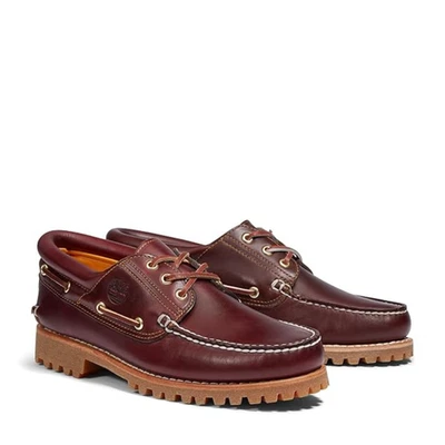 Timberland Auténtico TB0A2PDQ Para hombres EE. UU. 11 Borgoña Cuero Barco Zapatos GAL1033 Foto 1 de 4