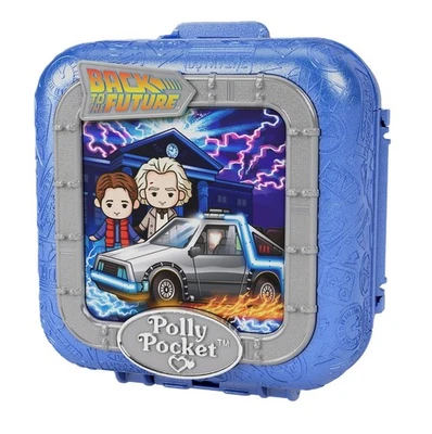Polly Pocket Back to the Future Compact Playset Mattel Creations 2025 Exclusive - Image 1 of 4