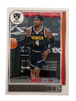上好:2021-22 HOOPS Paul Millsap 布鲁克林网队集换卡 — 第 1/2 张图片