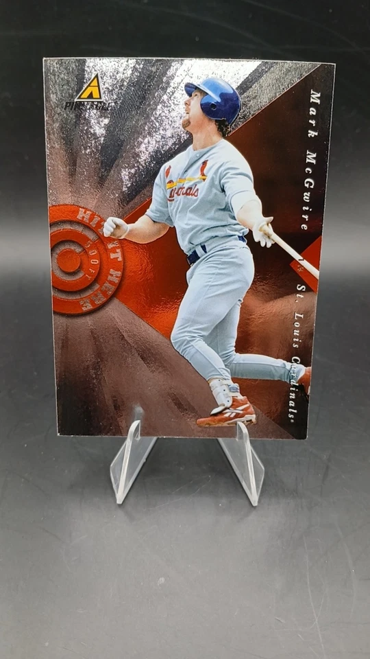 1998 Pinnacle - Hit It Here Mark McGwire #8 /20000 - Image 1 of 2