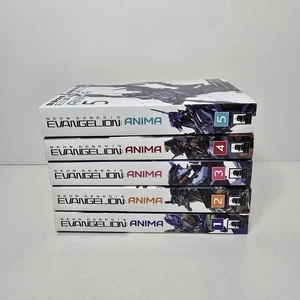Neon Genesis Evangelion Anima Vol 1 2 3 4 5 1-5 English Light Novel Set Lot - Picture 1 of 14