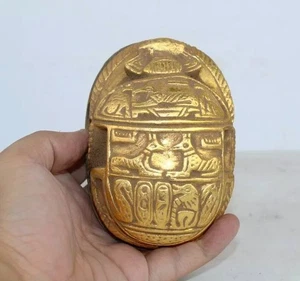 Seltenes altägyptisches pharaonisches antikes Skarabäus Amulett v. Chr. Ägyptologie - Bild 1 von 8