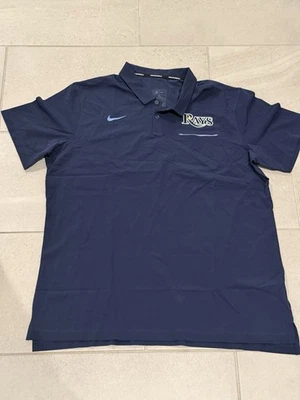 Men's Tampa Bay Rays Nike Navy Authentic Collection Performance Polo XL - Image 1 of 2