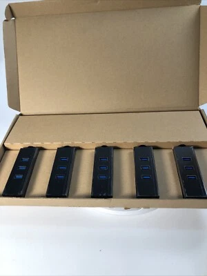 Lote de 9 - Amazon Basics USB 3.1 Tipo-C a Conector Hub de Aluminio de 3 Puertos -NUEVO Foto 1 de 4