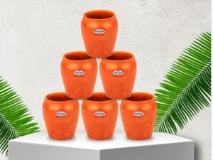 CLAY GLASS 100ML(Set of 6) - Picture 1 of 3
