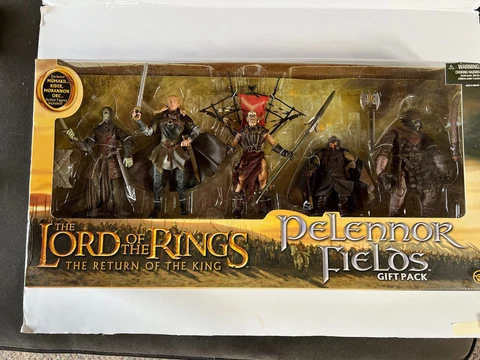 Lord Of The Rings Pelennor Fields Action Figures Gift Pack Toy Biz Cover