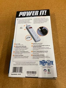 Tripp Lite | PS410 |4 Outlets 10-ft. Cord Power Strip Surge Protector - Picture 1 of 2