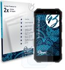 Bruni 2x Protective Film for Archos 50 Saphir Screen Protector Screen Protection
