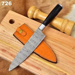 VK2092 Custom Handmade Damascus Steel Big Chef Küchenmesser Micarta Griff  - Bild 1 von 7