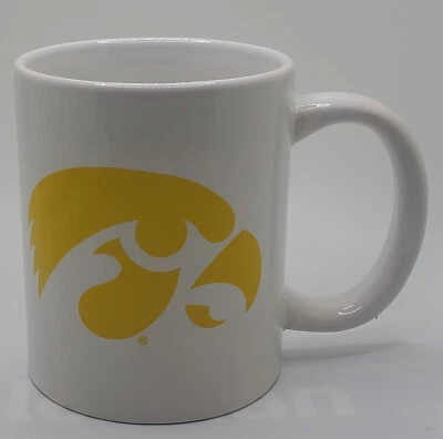 Taza de café blanca Iowa Hawkeyes 11 oz - NCAA Foto 1 de 2