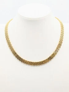 Premiere Designs Panther Link Necklace Gold Tone - Picture 1 of 14