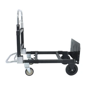 3-in-1 Heavy Duty Folding Hand Truck 500LB Capacity Carbon Steel Folding Trolley - Picture 1 of 19