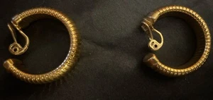 Women’s Clip On Earrings - Gold - Picture 1 of 4