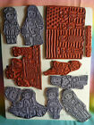 Rubber Stamps Variety Sheet With Grey Backing 11 pcs