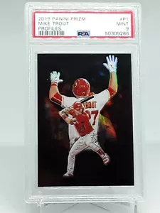 *PSA 9* Mike Trout 2019 Panini Prizm Profiles CASE HIT SSP Los Angeles Angels - Bild 1 von 2